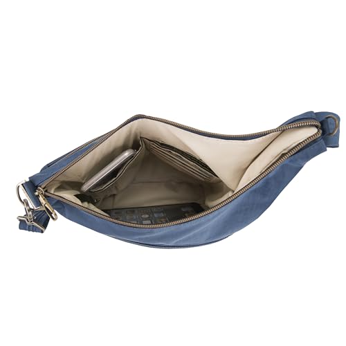 Image of Travelon Anti-Theft Signature 3 Compartment Crossbody Bag