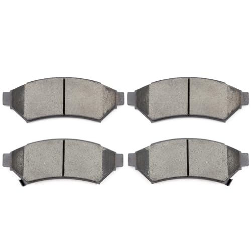 Image of CCIYU Front D1075 Disc Brake Pad Set Fit For Buick For Allure For LaCrosse 2005-2009,For Terraza 2005-2007,For Chevy For Uplander 2005-2009,For Mobility Ventures For MV-1 2014-2017, Brake Pads 4PCS