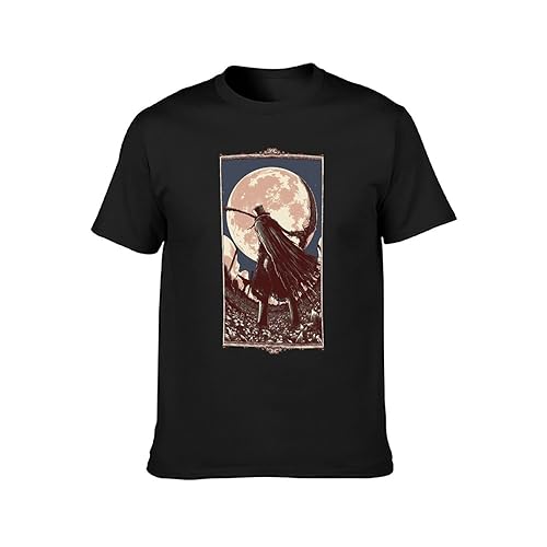 Bafentu Bloodborne Father Gascoigne Artwork T-Shirt Black L