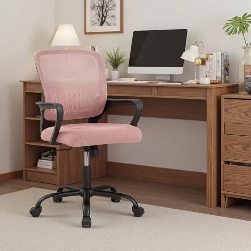 Image of DUMOS Home Office Chair, Ergonomic Lumbar Support Desk Chair