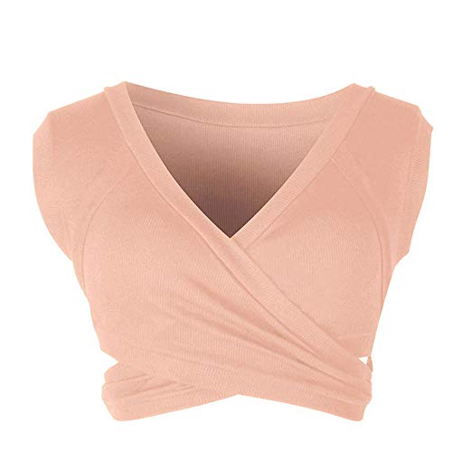 Preisvergleich Produktbild cxzas852 ÄRmellose Sommerriemen FüR Damen Freiliegende Kurze Kurze Weste Mit Nabelboden