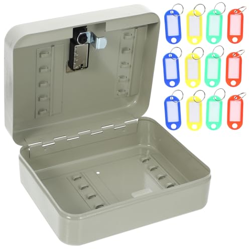 Caja de seguridad para llaves para organizar el hogar y la oficina con armario de pared 2