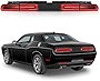 MOSTPLUS Smoked LED Tail Lights Compatible for 2008-2014 Dodge Challenger Rear Pair Lights w/Sequential Indicator Assembly