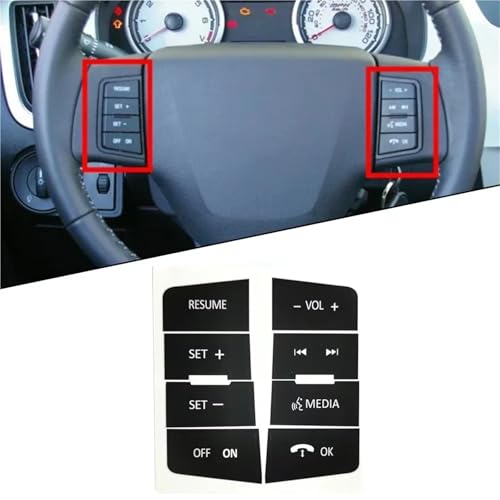 Autocollants boutons de vitres Focus abîmés réparation