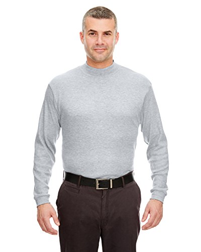 UltraClub Men's Iceberg Fleece Full-Zip Jacket (Red) (Small)