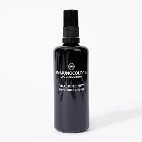 IMMUNOCOLOGIE Vital Ionic Mist - Spray facial hidratante, purificante y refrescante con agua de arcilla verde francesa para calmar el enrojecimiento