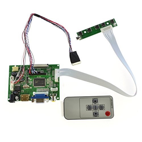DIY HDMI VGA 2AV Reversing LCD Driver Board for LED Panel 40 Pins N156BGE-L21 NT156WHM-N50 LP156WH4-TLN1 LP156WH4-TLN2 LTN156AT23-W01 LP156WH4-TLA1 LP156WH2-TLA 1366×768 LCD Panel