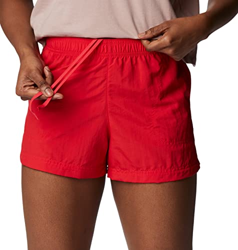 Columbia Short feminino Sandy River, vermelho lírio, grande