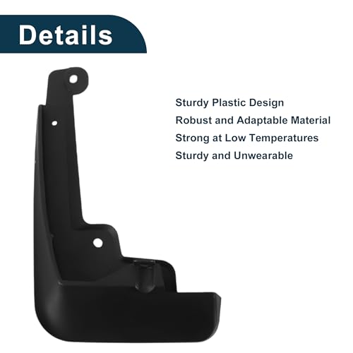Image of Mud Flaps Splash Guards for Skoda Kamiq 2018-2019 W /Mount Accessories Mud Guards Front and Rear 1 Set
