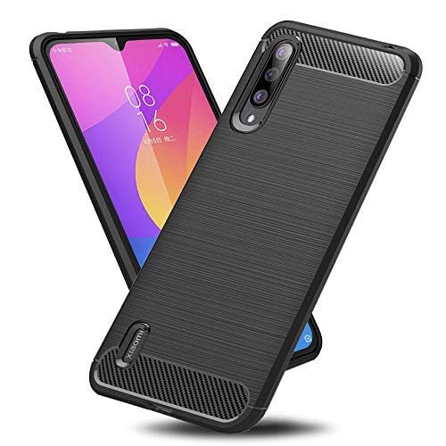 Image of Hybrid Carbon Fiber Back Case for Mi A3 (Black)