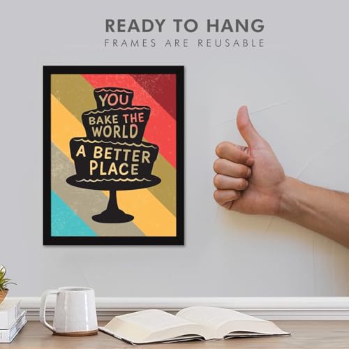 Image of Chaka Chaundh - Kitchen Posters for Wall - Kitchen posters framed - Dining quotes wall frames - Posters for kitchens quotess decor - Food quotes wall hanging.
