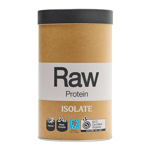 Amazonia Raw Protein Isolate Natural Flavour – Ethically Sourced, Low FODMAP, Organic Plant-Based Protein for Muscle Recovery and Nutrition, 1kg
