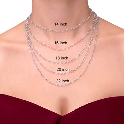 10K 14K 18K Real Gold Thin Gold Chain Necklace For Women, Classic Thin Cable Chain Necklace 1Mm, 1.2Mm, 1.35Mm, 1.6Mm, 1.75Mm Durable Strong Solid 14K Gold Chain Necklace Women (18Inch, 14K-1Mm-Yellow-Spring Clasp) #TOP5