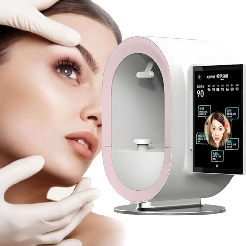 ANXYYDS Skin Analysis Machine Professional Facial – AI Imaging, High-Definition Facial Diagnostic Tool for Salons & Spas, Personalized Skin Insights, Multilingual Support Pink