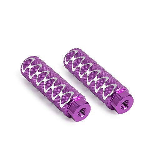 OUTLETNY Bike Pegs Aluminum Alloy Bike Anti-Skid Lead Foot BMX Pegs Rear Stunt