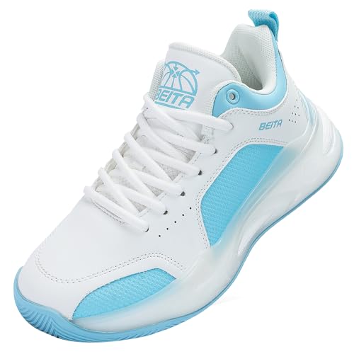Image of Beita Basketball Shoes for Women High Upper Volleyball Shoes Fashion Sneakers Breathable Sports Shoes Anti Slip