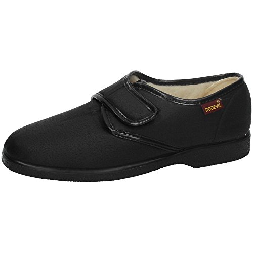 Rodevil 615 ZAPATILLAS POLIPIEL HOMBRE ZAPATILLAS NEGRO 45