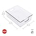 Copco Mini Large Storage Bin, Clear, 11.5 x 8.5 x 3.5 Inch