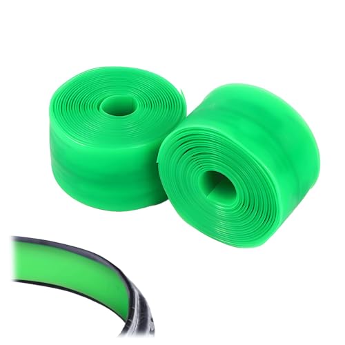 2 unidades de forro para neumáticos de bicicleta, protección antipinchazos, cinta protectora para neumáticos de bicicleta, antipinchazos, color verde