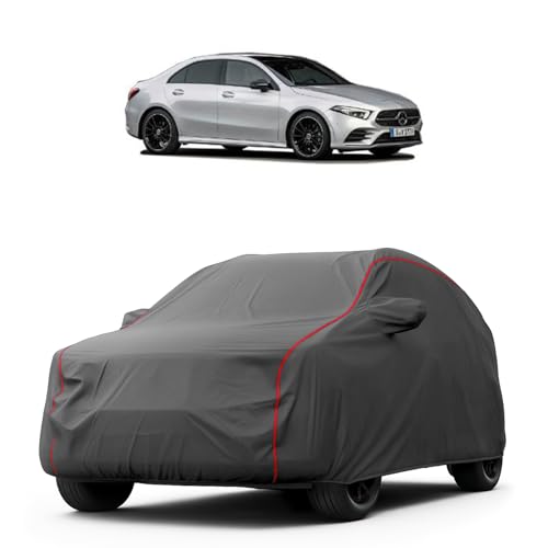 Image of Heavy-Duty Car Cover for Compatible with Mercedes Benz A Class Limousine (2024 to 2025 All Models) Deluxe Car Protection Cover - Waterproof & UV-Resistant All-Season Exterior Protection