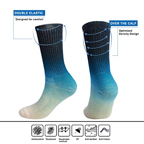 Image of EnerWear 4 Pack Women's Merino Wool Outdoor Hiking Trail Crew Sock