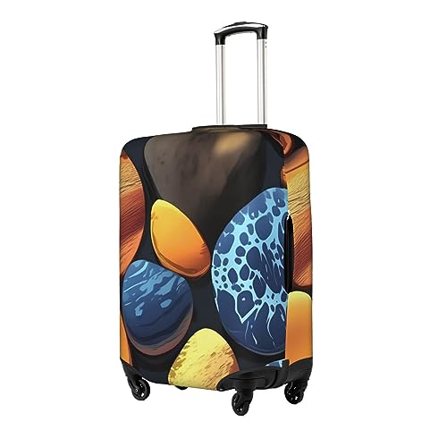 Yellow Pebbles Luggage Cover, #^Suitcase Protector, Trolley Case Cover For X-Large Luggage, Suitcase Protector.2