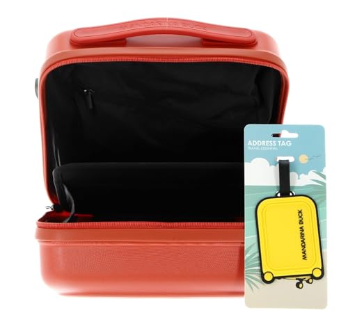 Trousse de Maquillage Logoduck Mandarina Duck vanity corail rigide