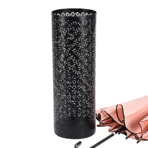 Genérico Paragüero - Metal 42 cm - paragüero Independiente 15 cm | Soporte de Almacenamiento Moderno para apartamento, Pasillo, Entrada de Oficina Diseño Minimalista Negro Rosa - imagen 6