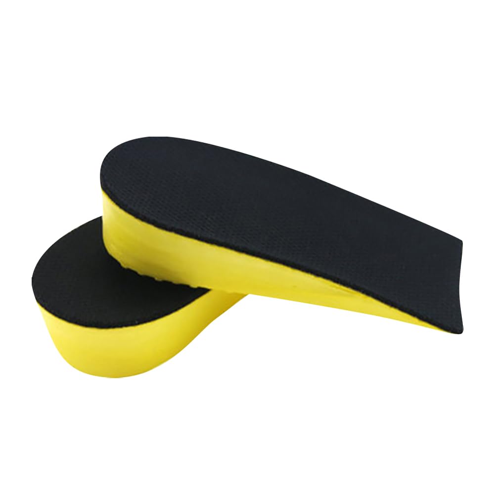 Hugede 2.5Cm Invisible Heel Lift Insoles Height Increase Shoes Insoles Half Elevator Insoles Heel Lift Shoes Insert Breathable Shoe Pads