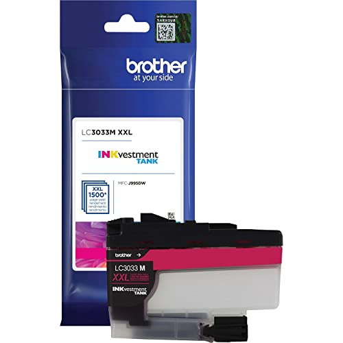 Cartouche Brother LC3033M Magenta originale pour corriger les impressions ternes