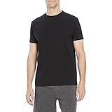 Kenneth Cole Mens T-Shirt Organic Cotton and Spandex - Crew Neck Shirts for Men - Mens Black Tshirts (Black, X-Large)