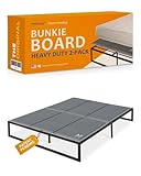 Meliusly Heavy Duty 10mm Bunkie Board King Size (76x80'') Patent Pending Low Profile Bed Board Design - Breathable, Noise Minimizing, Moisture Resistant Bunkieboards, Low Profile Bed Support