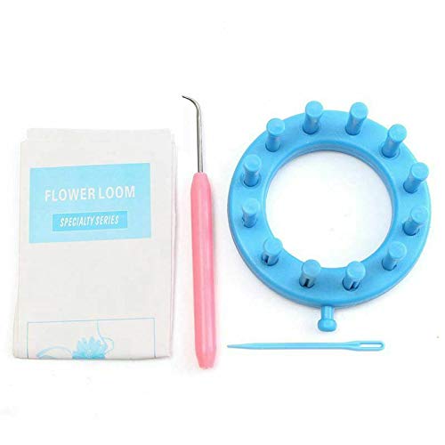 ELECTROPRIME Loom Set Knitter Knitting Flower Loom Kit Make Embellishments Fr Hat Scarve Z3B1
