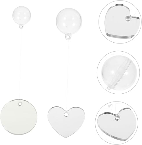 Miniatura 5 de Happyyami 2 juegos de espejo de entrenamiento Betta Fish Tank Decoración de acrílico Betta Fish Tank Mirror Betta Decoración de pecera Decoración de