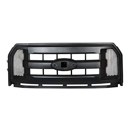 2015-2016 Ford F-150 Molded Carbon Black Grille Radiator Grill OEM FL3Z-8200-AA