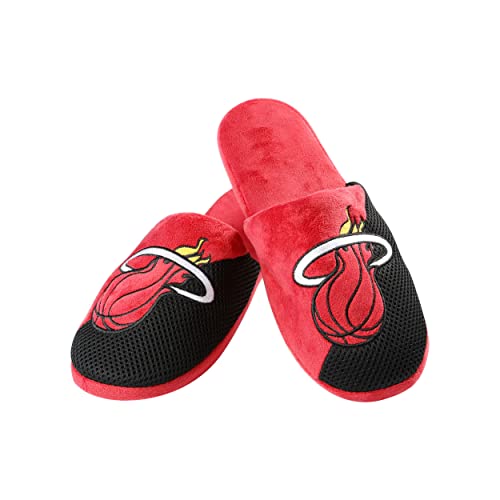 Foco Miami Heat Nba Mens Team Logo Staycation Slipper - L #TOP20