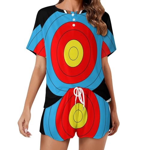 Ensemble de pyjama pour femme tir à l'arc visez le confort avec ce sleepwear d'été