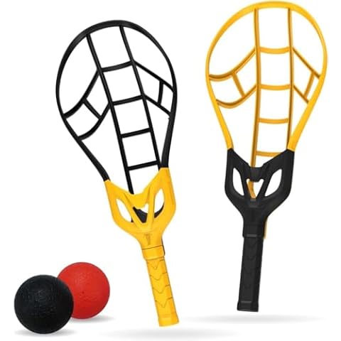 Wham-O Game Time Trac-Ball |2 Rackets & 2 Air Action Balls | Outdoor Play for Kids (8+) & Adults of All | Original Tracball & Other Outdoor Games Cover