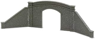 Peco N Single Bridge Side w/Wing Walls, Stone (2)