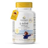 5-MTHF 1000μg - 400 Tabletten - schluckfreundlich - Calcium-L-Methylfolat - HOCHDOSIERT - Deutsche Apothekenqualität - vegan | Warnke Vitalstoffe