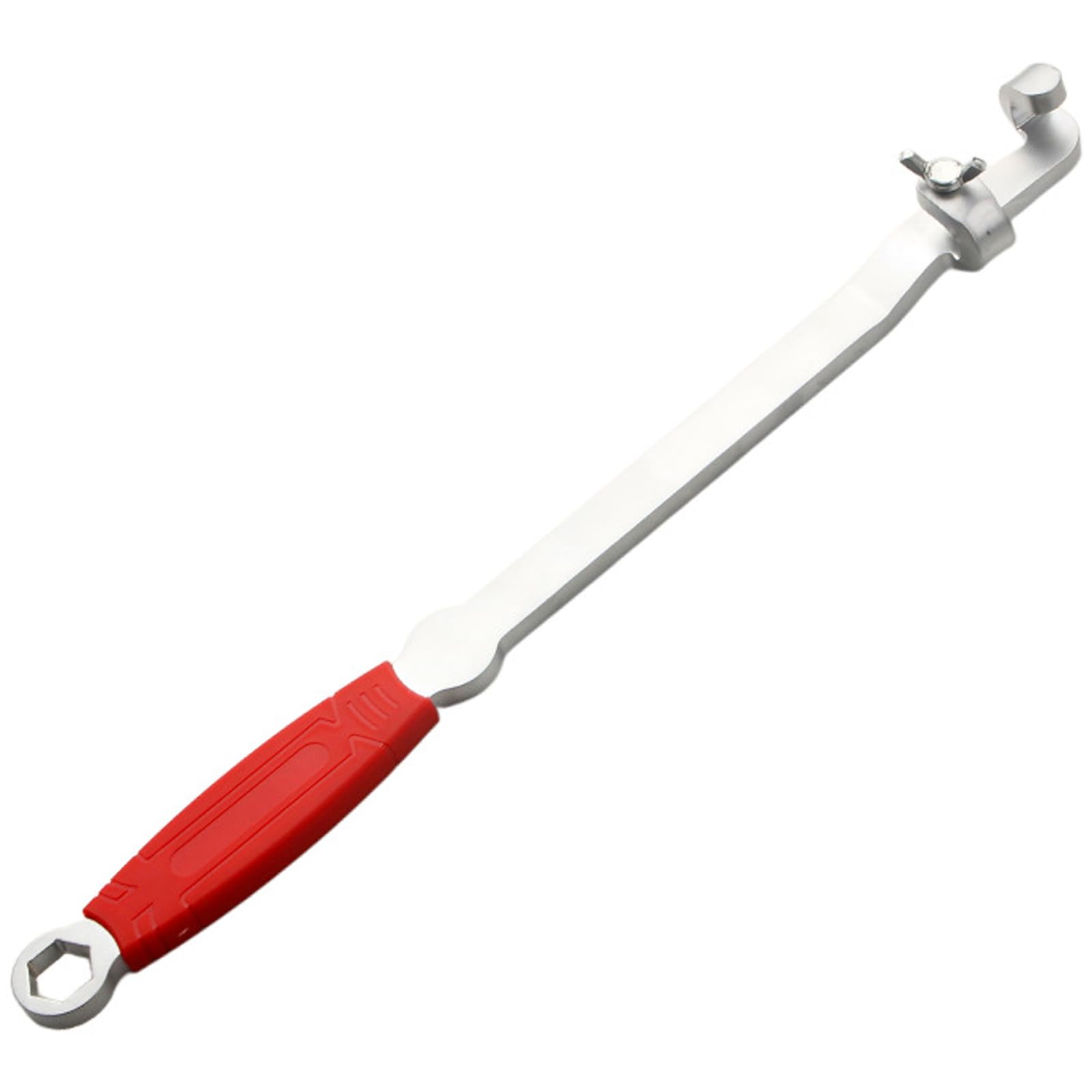 RGYBAO Steel Wrench Extension Rod 400mm Length Wrench Extender Spanner Tool for Leverage in Tight Space Extender Tool