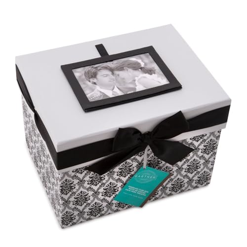 Gartner Studios Black & White Keepsake Card Box
