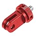 NovelGoal Mini Tripod Mount Adapter Upgrade CNC Stainless Steel 1/4 Screw Head Adapter Compatible with GoPro Hero 9 8 7 6 5 Compatible with DJI Camera Accessories (Red)