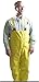 River City 800BP Heavy Weight Premium Yellow Rain Bib Pants with Snap Fly Front and Full Elastic Heavy Duty Suspenders, Size XLarge Trousers