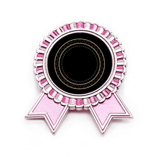 Broche cercle totem Rose métal M, l'accessoire idéal pour vos rendez-vous