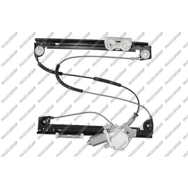PRASCO Alzacristallo anteriore Sinistra elettrico Compatibilità con MINI Hatchback R50, R53 51337039451 51337162163 67626954275 MN304W022