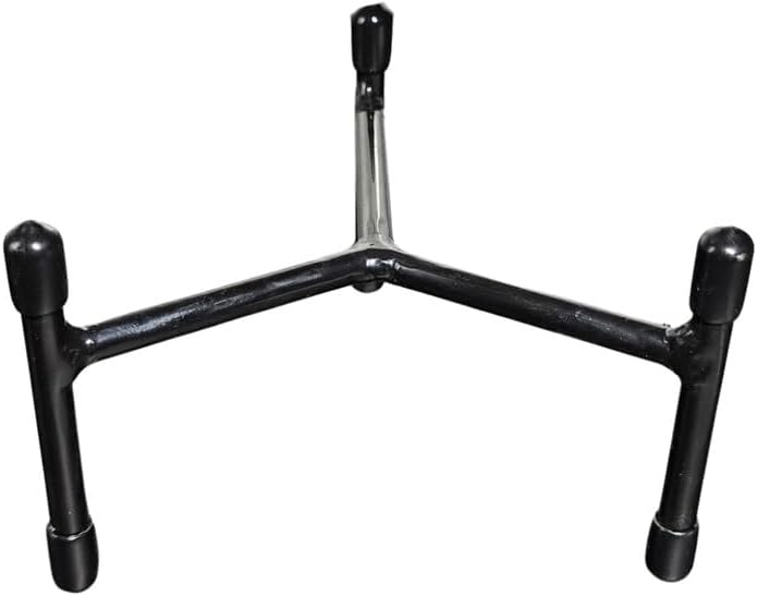 SODEF Metal Display Stand for Pots & Products - Black - Reversible Dual Height - Modern Style - Durable Electrostatic Paint - Single