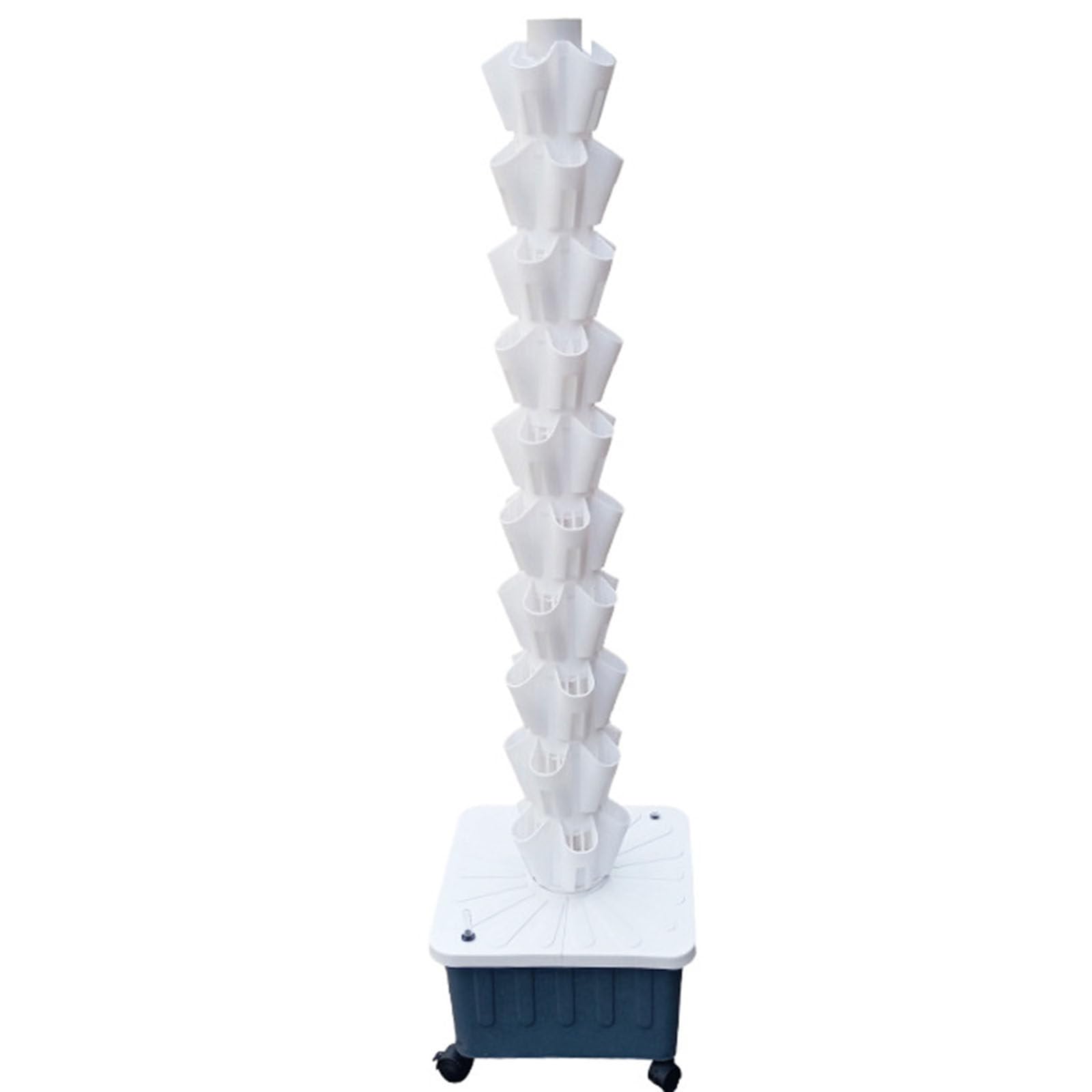 Hydroponic Systems,Aeroponic Tower Garden,Hydroponics Growing System for Indoor Gardening,Grow Herbs,Fruits & Vegetables(White,12floors)