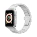 Aottom Compatible for Apple Watch Band 38mm Ceramic iWatch Series 5/4 40mm Band Women Men Ceramic Stainless Steel Replacement Band Butterfly Buckle Wristband for 38mm/40mm Apple Watch Series 5/4/3/2/1