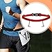 Yiju Triathlon Race Number Belt Running Belts, Adjustable, Lightweight, Accessories, Easy to Install, Triathlon Running Belt, Red